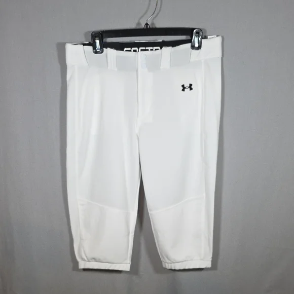 Under Armour White Athletic Pants Girls Size youth XL - Picture 1 of 4